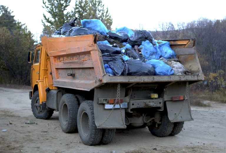Вывоз бытового мусора дешево из Сосновый Аромат (деревня Васькино) в Московская область  (р-н Чеховский)
